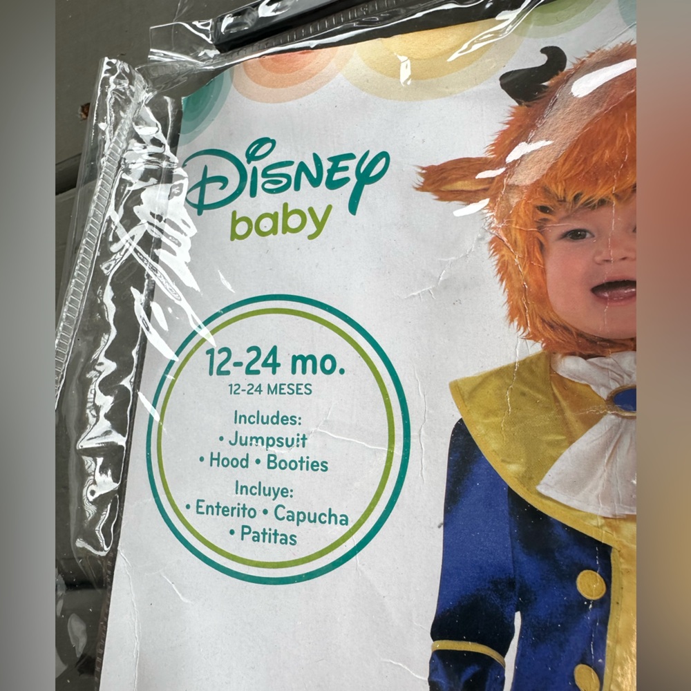 Disney baby beast costume 12-24 months